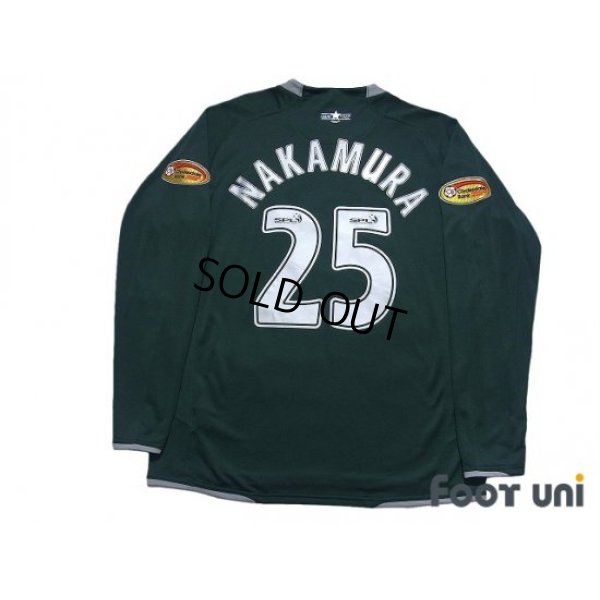 Photo2: Celtic 2007-2008 Away Long Sleeve Shirt #25 Shunsuke Nakamura Clydesdale Bank Patch/Badge