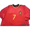 Photo3: Belgium Euro 2000 Home Shirt #7 Wilmots
