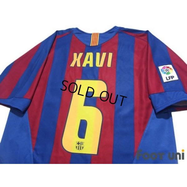 Photo4: FC Barcelona 2005-2006 Home Shirt #6 Xavi Xavier Hernandez LFP Patch/Badge w/tags