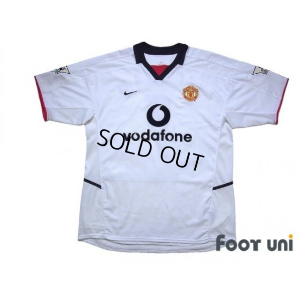 Photo1: Manchester United 2002-2003 Away Shirt #7 Beckham The F.A. Premier League Patch/Badge