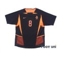 Photo1: Netherlands 2002 Away Authentic Shirt #8 Davids (1)