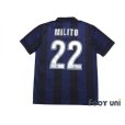 Photo2: Inter Milan 2013-2014 Home Shirt #22 Diego Milito (2)