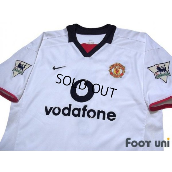 Photo3: Manchester United 2002-2003 Away Shirt #7 Beckham The F.A. Premier League Patch/Badge