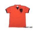 Photo1: Netherlands 1983-1984 Home Reprint Shirt (1)