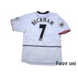Photo2: Manchester United 2002-2003 Away Shirt #7 Beckham The F.A. Premier League Patch/Badge (2)