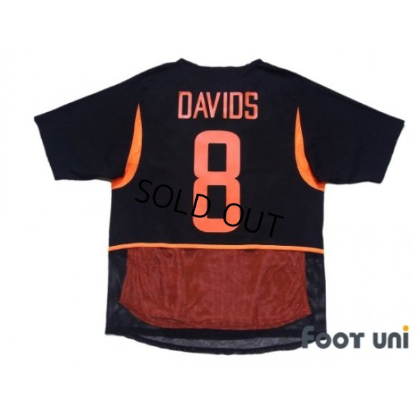 Photo2: Netherlands 2002 Away Authentic Shirt #8 Davids