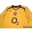 Photo3: Arsenal 2005-2006 Away Long Sleeve Shirt