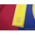 Photo7: FC Barcelona 2007-2008 Home Long Sleeve Shirt #10 Ronaldinho LFP Patch/Badge 50th anniversary of Camp Nou