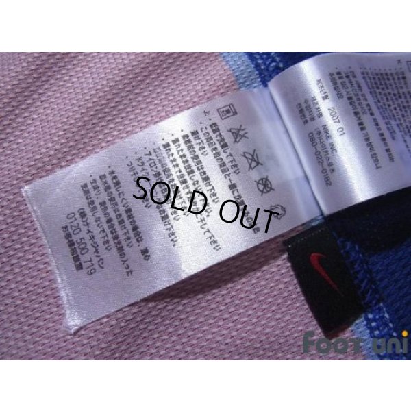 Photo8: FC Barcelona 2007-2008 Home Long Sleeve Shirt #10 Ronaldinho LFP Patch/Badge 50th anniversary of Camp Nou