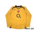 Photo1: Arsenal 2005-2006 Away Long Sleeve Shirt (1)