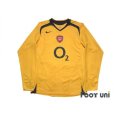 Photo1: Arsenal 2005-2006 Away Long Sleeve Shirt (1)