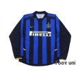 Photo1: Inter Milan 2002-2003 Home Long Sleeve Shirt (1)