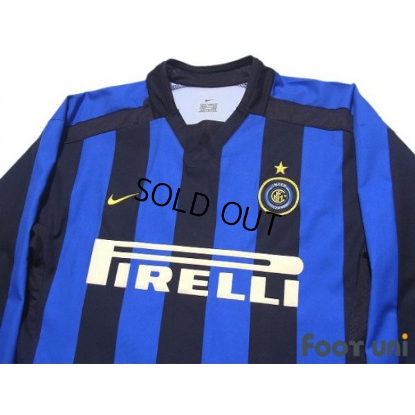 Photo3: Inter Milan 2002-2003 Home Long Sleeve Shirt