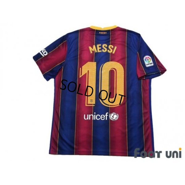 Photo2: FC Barcelona 2020-2021 Home Shirt #10 Messi La Liga Patch/Badge w/tags