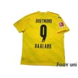 Photo2: Borussia Dortmund 2020-2021 Home Shirt #9 Haaland Bundesliga Patch/Badge w/tags (2)