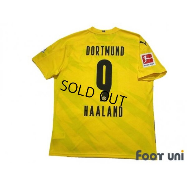 Photo2: Borussia Dortmund 2020-2021 Home Shirt #9 Haaland Bundesliga Patch/Badge w/tags