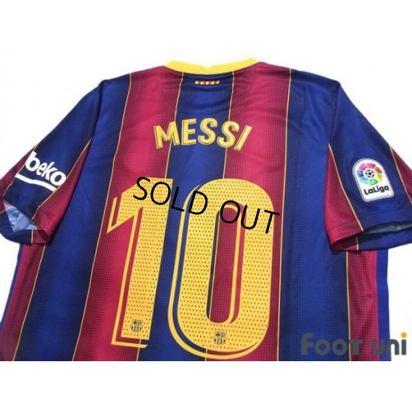 Photo4: FC Barcelona 2020-2021 Home Shirt #10 Messi La Liga Patch/Badge w/tags