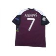 Photo2: Paris Saint Germain 2020-2021 3rd Shirt #7 Mbappe Champions League Patch/Badge w/tags (2)