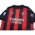 Photo3: AC Milan 2020-2021 Home Shirt #11 Ibrahimovic Serie A Tim Patch/Badge w/tags