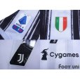 Photo7: Juventus 2020-2021 Home Shirt #7 Ronaldo Serie A Tim Patch/Badge w/tags