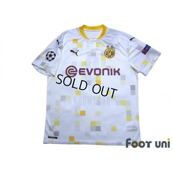 Photo1: Borussia Dortmund 2020-2021 Away Shirt #9 Haaland Champions League Patch/Badge w/tags