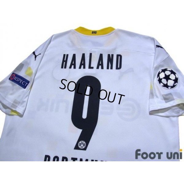 Photo4: Borussia Dortmund 2020-2021 Away Shirt #9 Haaland Champions League Patch/Badge w/tags