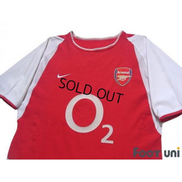 Photo3: Arsenal 2002-2004 Home Shirt
