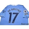 Photo4: Manchester City 2020-2021 Home Shirt #17 Kevin De Bruyne Premier League Patch/Badge w/tags