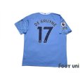 Photo2: Manchester City 2020-2021 Home Shirt #17 Kevin De Bruyne Premier League Patch/Badge w/tags (2)