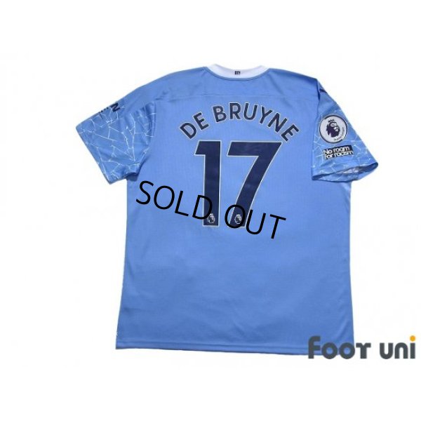 Photo2: Manchester City 2020-2021 Home Shirt #17 Kevin De Bruyne Premier League Patch/Badge w/tags