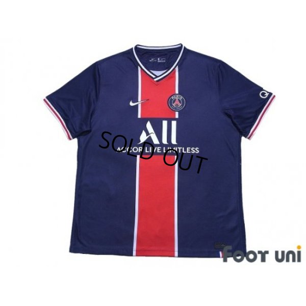 Photo1: Paris Saint Germain 2020-2021 Home Shirt #7 Mbappe 50th Anniversary w/tags