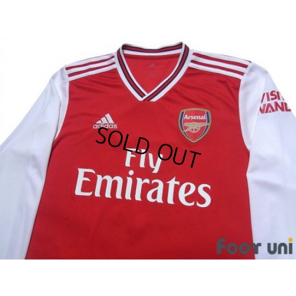 Photo3: Arsenal 2019-2020 Home Long Sleeve Shirt #8 Dani Ceballos