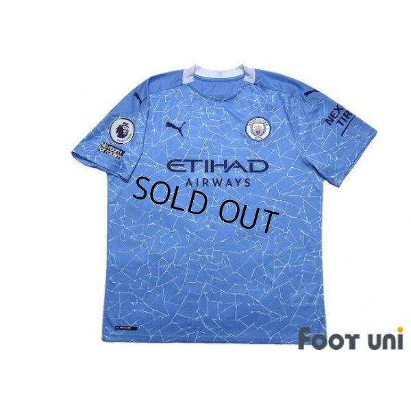 Photo1: Manchester City 2020-2021 Home Shirt #17 Kevin De Bruyne Premier League Patch/Badge w/tags