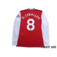 Photo2: Arsenal 2019-2020 Home Long Sleeve Shirt #8 Dani Ceballos (2)