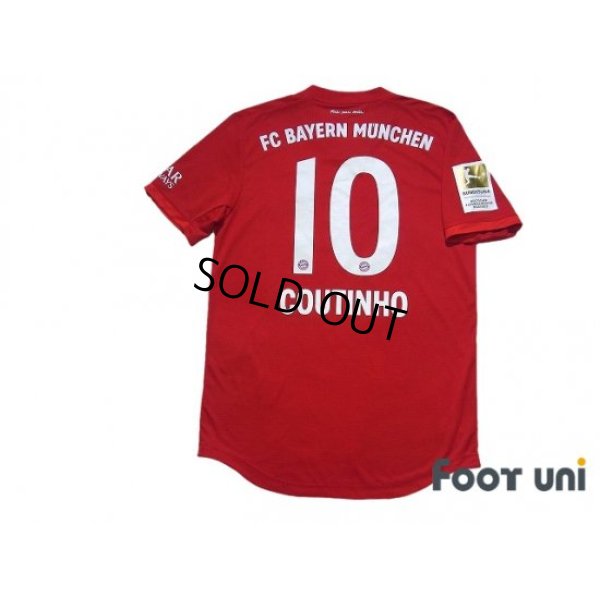 Photo2: Bayern Munchen 2019-2020 Home Authentic Shirt and Shorts Set #10 Coutinho