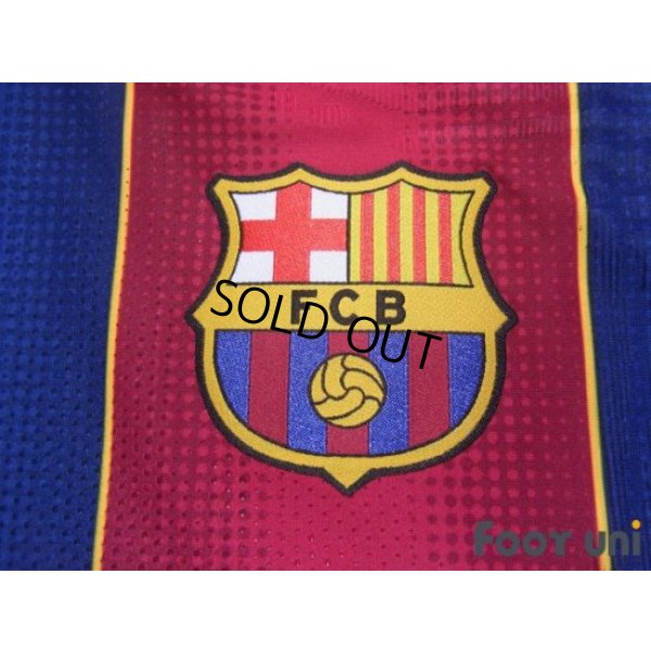 Photo6: FC Barcelona 2020-2021 Home Authentic Shirt #10 Messi Champions League Patch/Badge