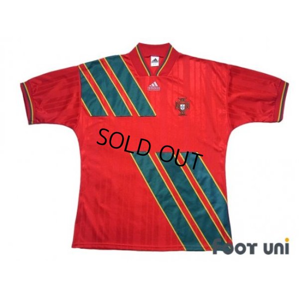 Photo1: Portugal 1994 Home Shirt