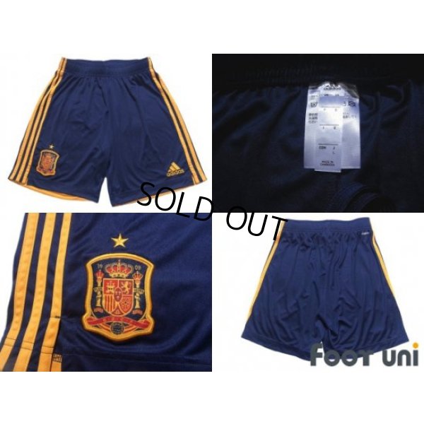 Photo8: Spain 2020 Home Authentic Shirt and Shorts Set #15 Sergio Ramos
