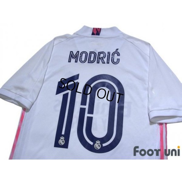 Photo4: Real Madrid 2020-2021 Home Authentic Shirt and Shorts Set #10 Modric