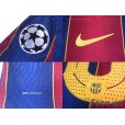 Photo7: FC Barcelona 2020-2021 Home Authentic Shirt #10 Messi Champions League Patch/Badge