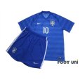 Photo1: Brazil 2014 Away Shirts and shorts Set #10 (1)