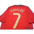 Photo4: Portugal Euro 2008 Home Shirt #7 Cristiano Ronaldo