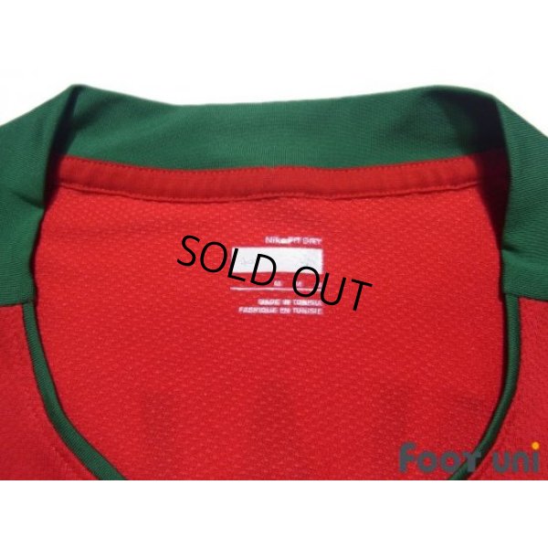 Photo5: Portugal Euro 2008 Home Shirt #7 Cristiano Ronaldo