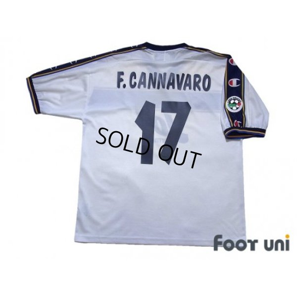 Photo2: Parma 2001-2002 Away Shirt #17 Fabio Cannavaro Lega Calcio Patch/Badge