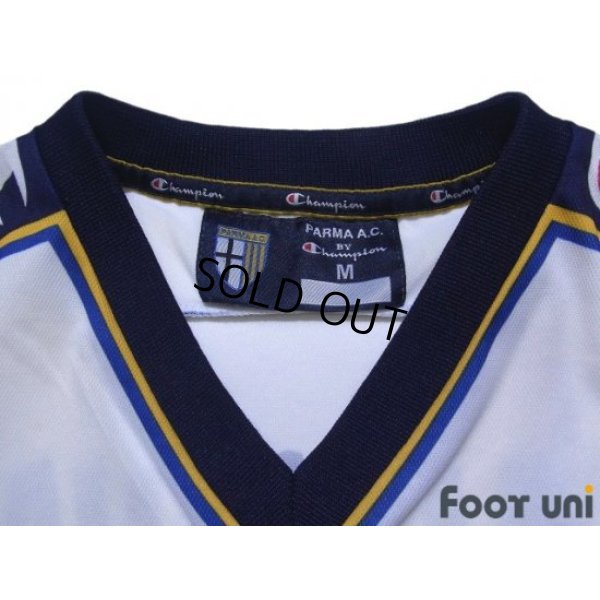 Photo5: Parma 2001-2002 Away Shirt #17 Fabio Cannavaro Lega Calcio Patch/Badge