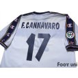 Photo4: Parma 2001-2002 Away Shirt #17 Fabio Cannavaro Lega Calcio Patch/Badge