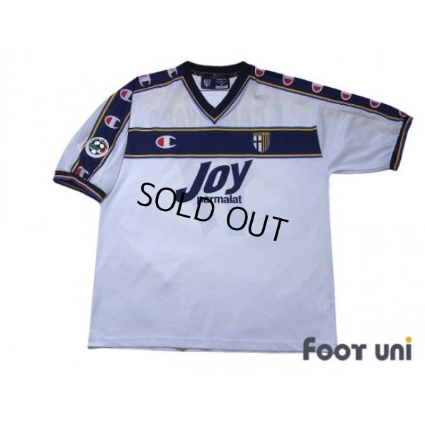 Photo1: Parma 2001-2002 Away Shirt #17 Fabio Cannavaro Lega Calcio Patch/Badge