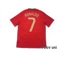 Photo2: Portugal Euro 2008 Home Shirt #7 Cristiano Ronaldo (2)