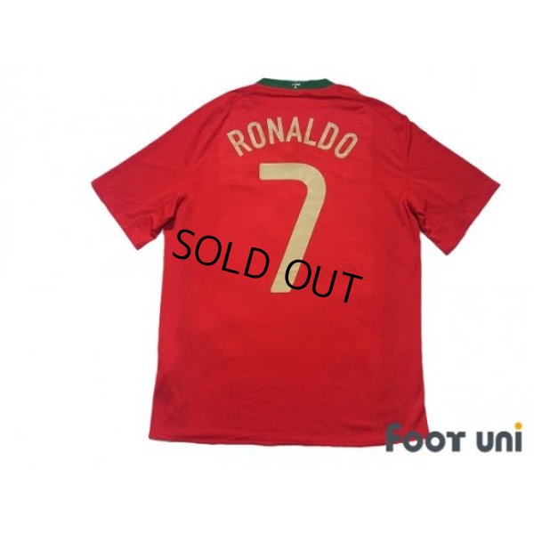 Photo2: Portugal Euro 2008 Home Shirt #7 Cristiano Ronaldo