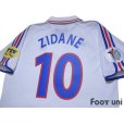 Photo4: France Euro 2000 Away Shirt #10 Zidane UEFA Euro Patch/Badge UEFA Fair Play Patch/Badge